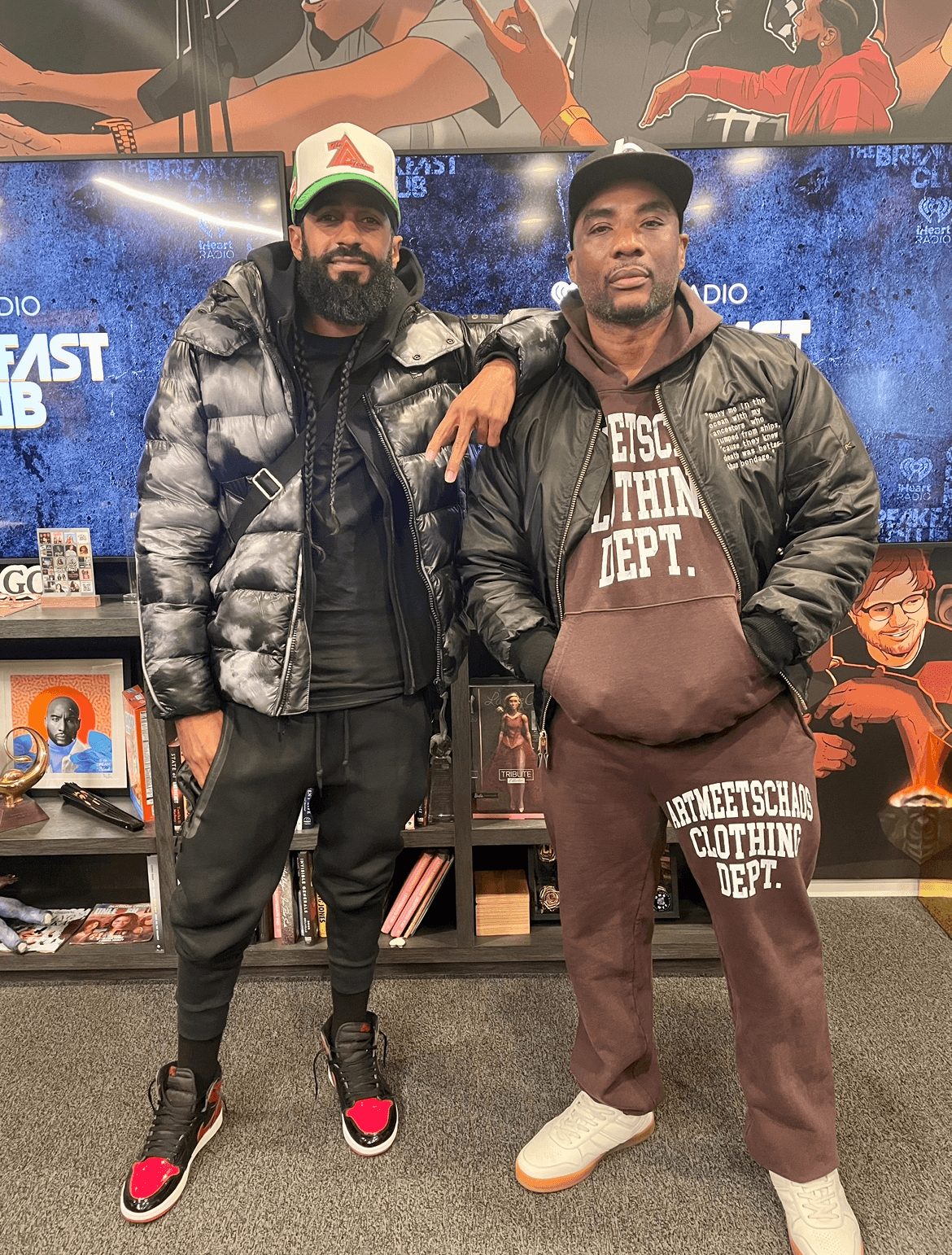 Pretty Brandao with Charlamagne tha God