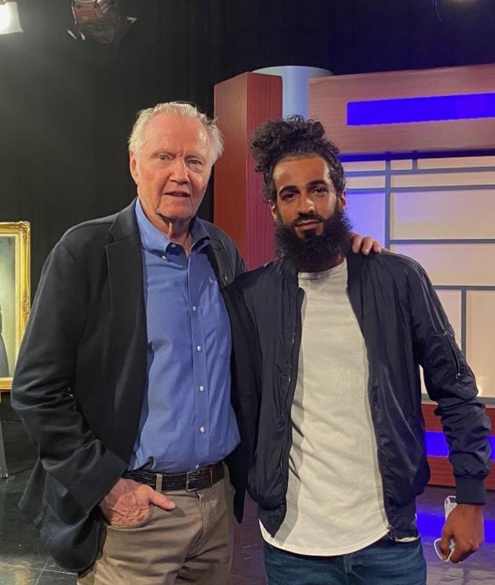 Pretty Brandao with Jon Voight